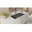 Lavabo de salle de bain encastrable en résine 31,4 po x 16,7 po Badeloft UB-05-L-MBLK-138194218