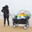 Chariot de plage pliable