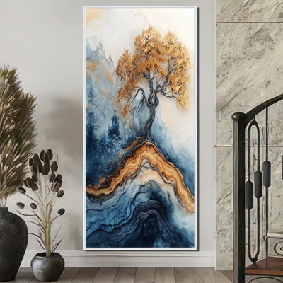 «Moishi Aqua Infinite Golden Tree Of Life II», impressions sur toile