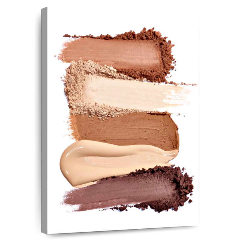 Crème et poudre de maquillage, H 12 po x l 8 po