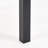 Outdoor Table With Wood Top And Black Iron Legs, 71.05" X 34" 30 Stable Supports, D W 30" H