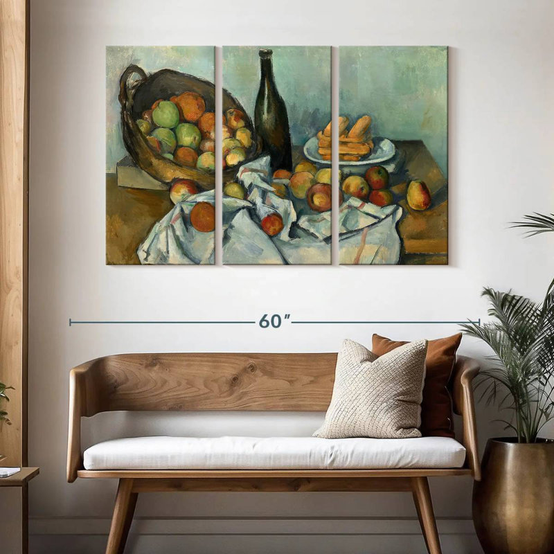 Yarlin Le panier de pommes, H 32 po x l 50 po