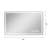 Horizontal and Vertical Rectangle Mirror