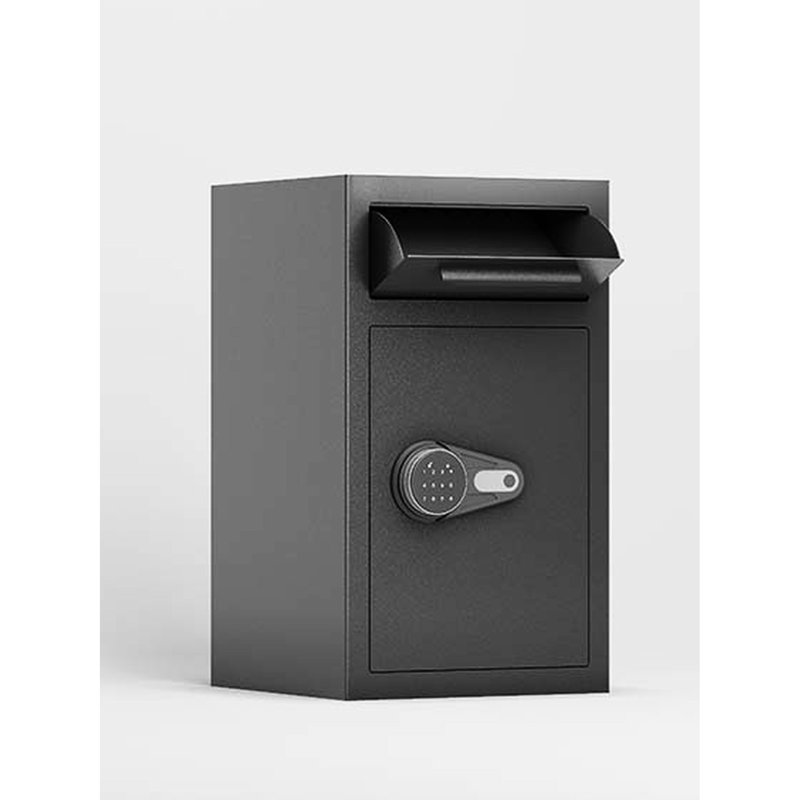 Coffre-fort pour objets de valeur avec verrouillage électronique et fonction de levier