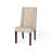 Toshia 1'' H Tufted Upholstered Dining Chair-652636448