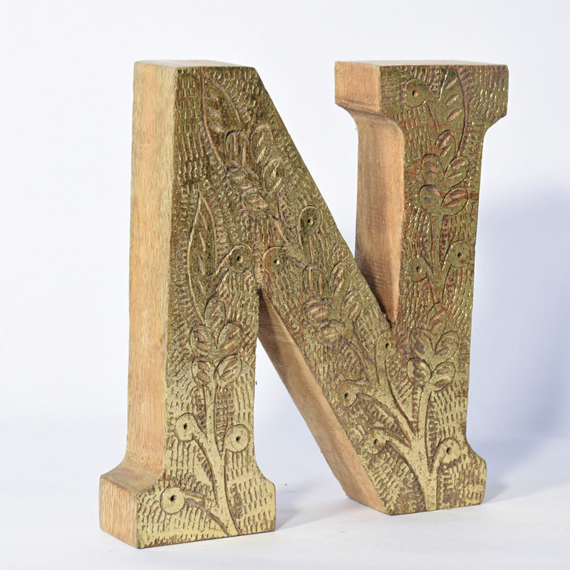 Alphabet écologique Haddam, N, Doré