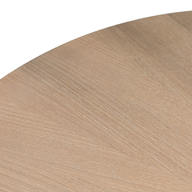 West Kensington Oval Dining Table, Medium Yellow Wood