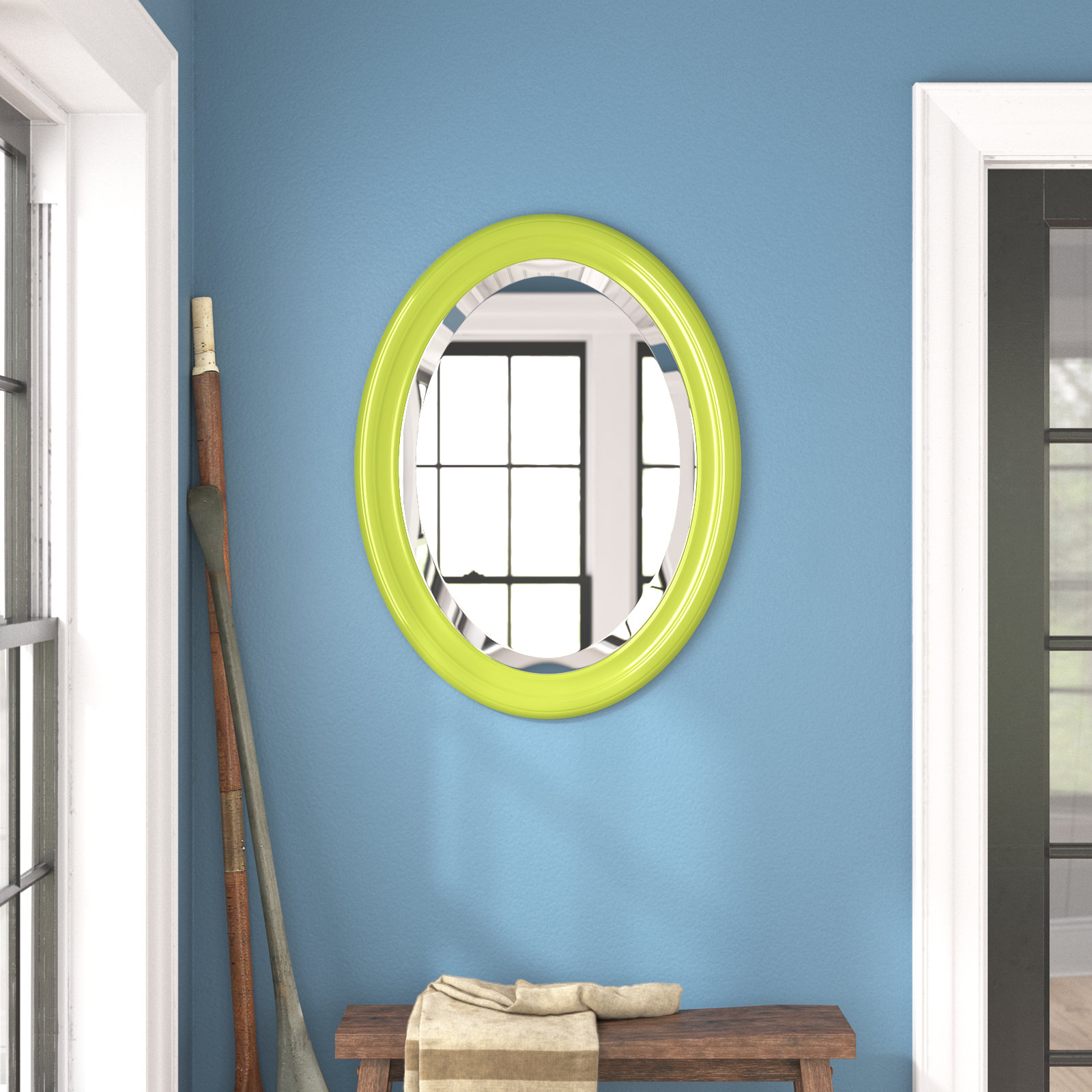 Borna 25" Mirror, Green