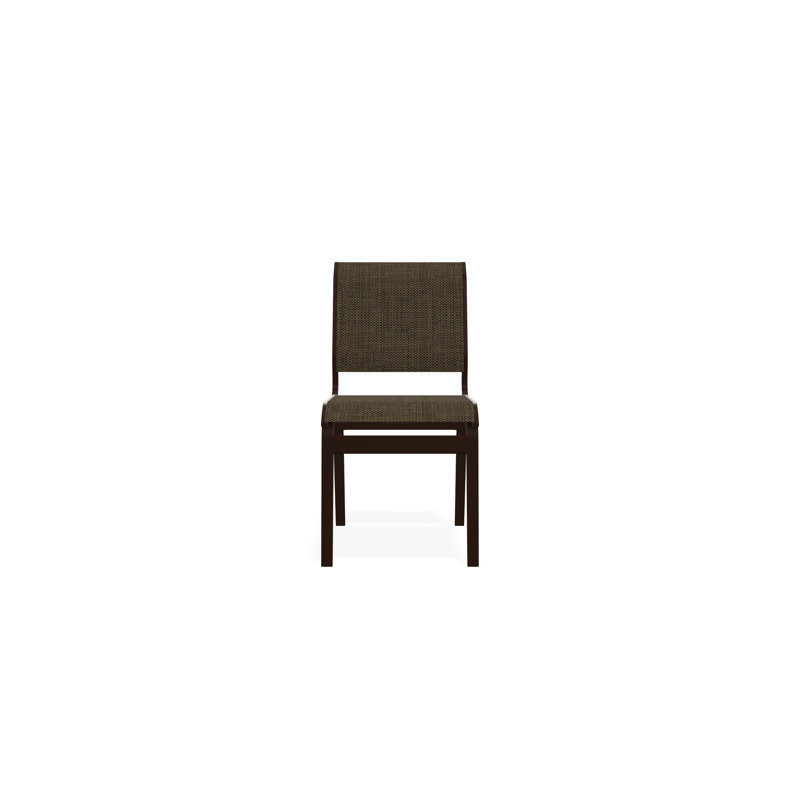 Aruba II Outdoor Dining Chair, Kona, Beacon Taupe Sunbrella®