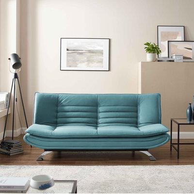 Bridglal Solid and Engineered Wood Convertible Sofa with Pocket Springs