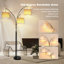 Lampe sur pied à branches 3 lumières 80 "avec interrupteur rotatif Jadesola-1057102321