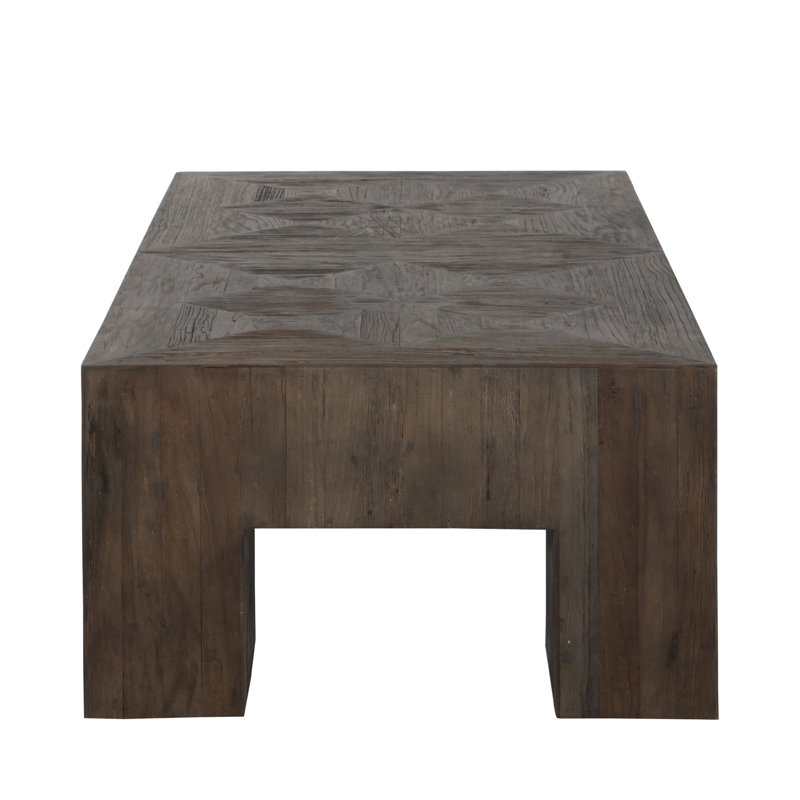 Robert Solid Wood 4 Legs Coffee Table