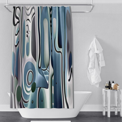 Arilene Abstract Shower Curtain