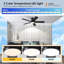 Ventilateurs de plafond encastrés noirs 46 "-662436368