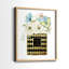 Parfum floral Harlequin - impression encadrée de qualité supérieure - prête à être accrochée - aucun clou requis - aucun clou requis-1636291251-1636291256