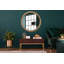 Huldar Glass Flat Wall Mirror