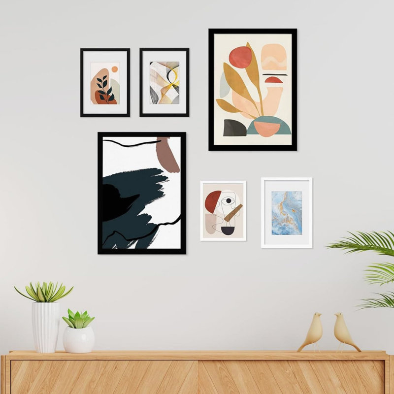 Black Storage Picture Frame - Set of 4
