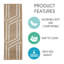 Tapis d'escalier Alderson 9 po x 28 po-2003215929