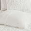 Ensemble de couette 3 pièces Madison Park Viola blanc cassé, en chenille damassée tuftée 100 % coton, pour lit double/queen-822396526-834497614