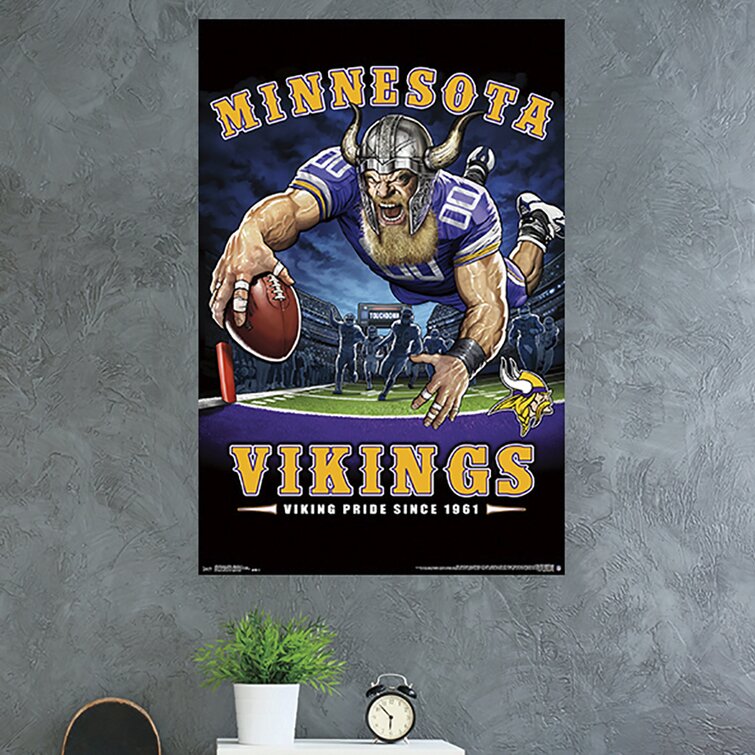 NFL Minnesota VIkings - End Zone 17 Poster  Minnesota vikings, Vikings  football, Nfl vikings