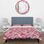 Ensemble de housse de couette Pink Herringbone Charm II - Traditional-109147926