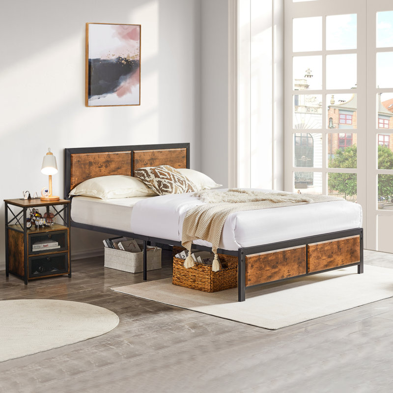 Ensemble de chambre à coucher avec lit 3 pièces Moretaine, Complète