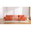 Canapé d'angle modulaire Cloud sans os, canapé en chenille, assise profonde et dossier offrant un bon soutien, base antidérapante, aucun assemblage requis-1832516046-1830955890