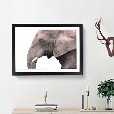 Portrait of an Elephant - Framed Print