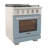 KUCHT Professional 30 in. 4.2 cu. ft. Natural Gas Range and Convection Oven in Light Blue with True Simmer Burners-97805564-97805568
