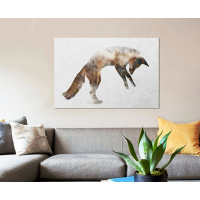 « saut fox », impression sur toile