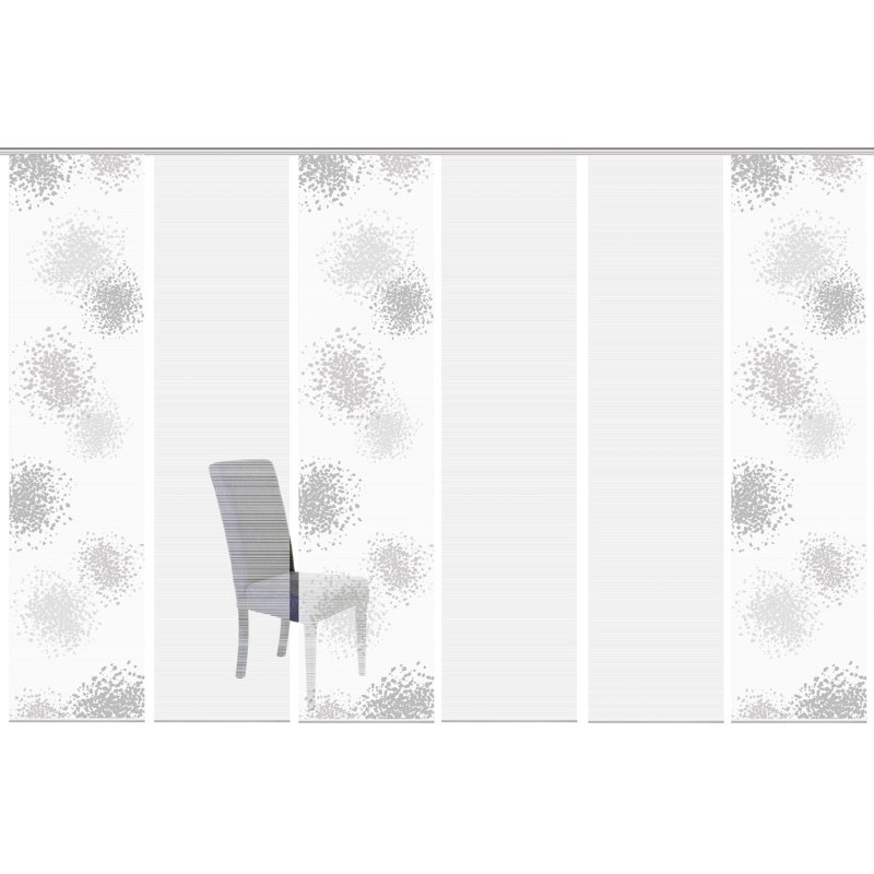 Pelayo Semi Sheer Curtain Panel Pair, Grey