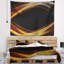 Corwin, formes dorées rouges et tapisserie noire-28504486