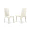 Ensemble de salle à manger 5 pièces comprenant une table rectangulaire avec rallonge papillon et 4 chaises de cuisine, lin blanc-32060874-49665391