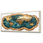 Schutte Emerald Crystals World Map Wood Slide II - carte du monde, art mural-442419972-351540964-442419995