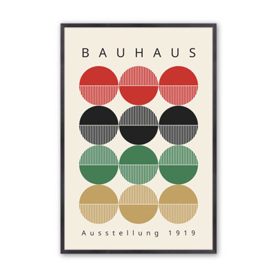 Cercles de Bauhaus rétro