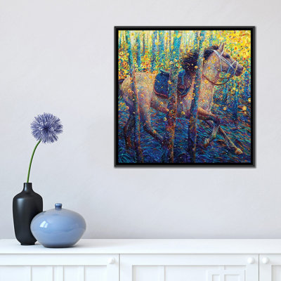 «Flowers In The Morning» par Iris Scott, impression sur toile tendue
