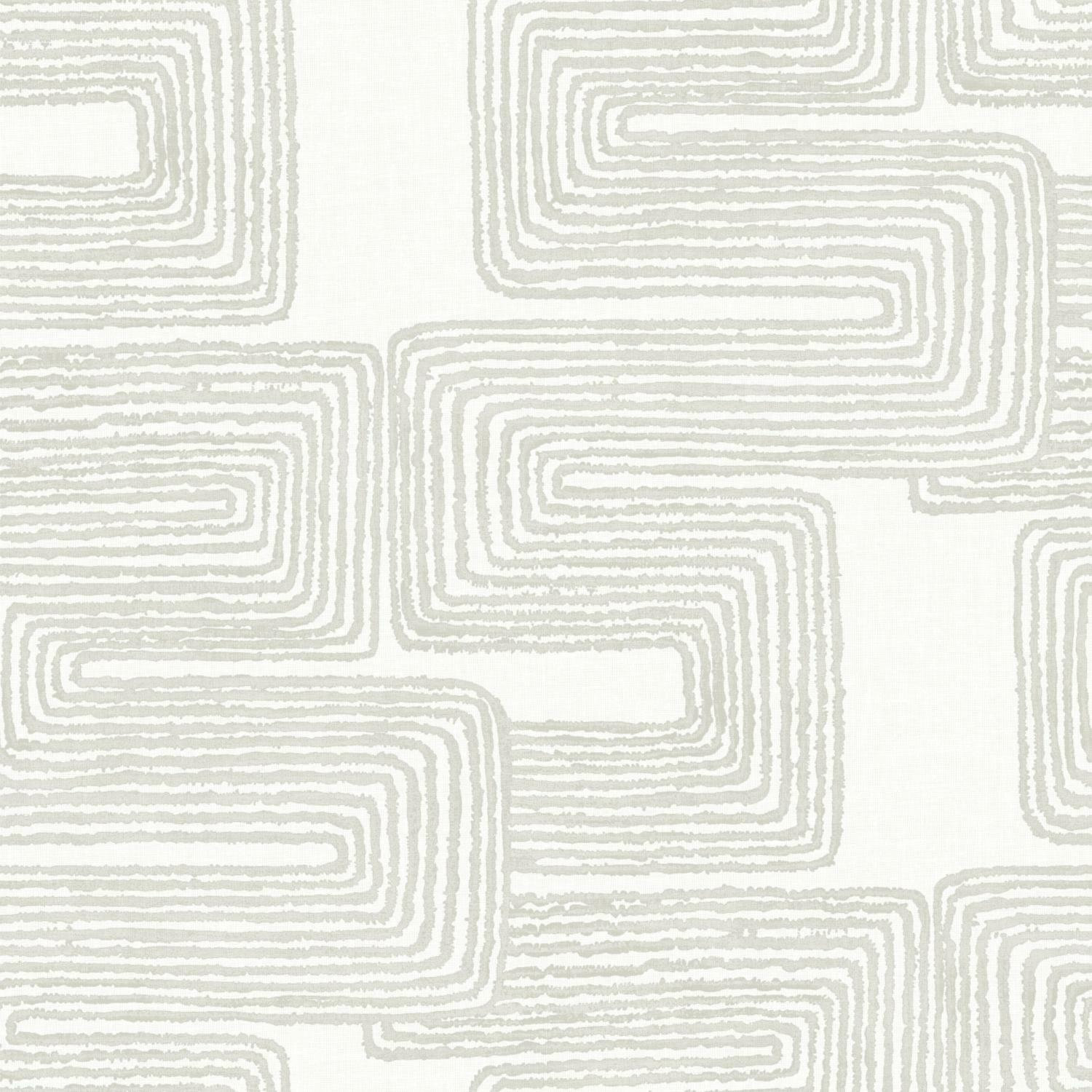 Peel & Stick Geometric Wallpaper, White