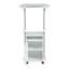 Techni Mobili Sit-To-Stand Rolling Adjustable Laptop Cart With Storage (Not Include Stools)-1992477625