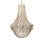 Small Leather Fringe Chandelier