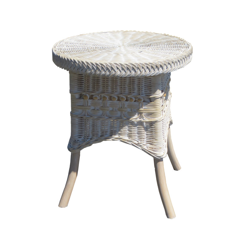 Table de bout, Blanc délavé, 19 po