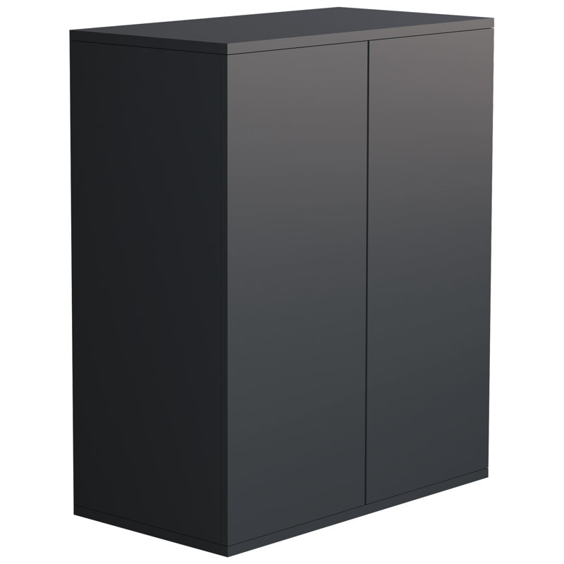 Roetta Rectangle Accent Cabinet, Black