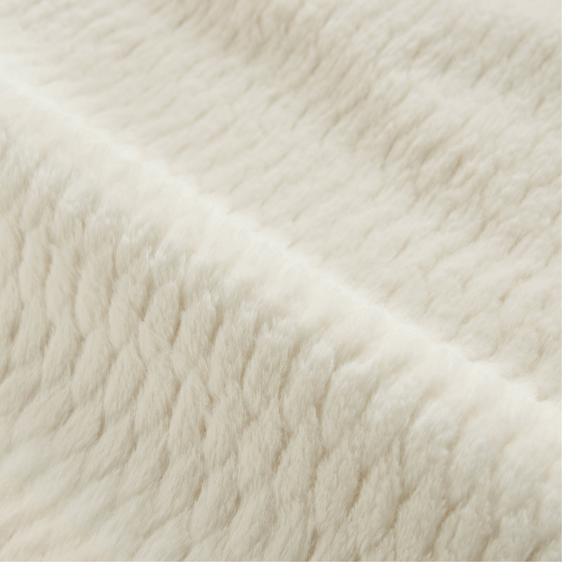 Canapé-lit pliant convertible 74,8 po, Crème, crème