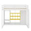 Lit mezzanine en bois avec garde-robe, tablettes et armoire-501571877-501571879