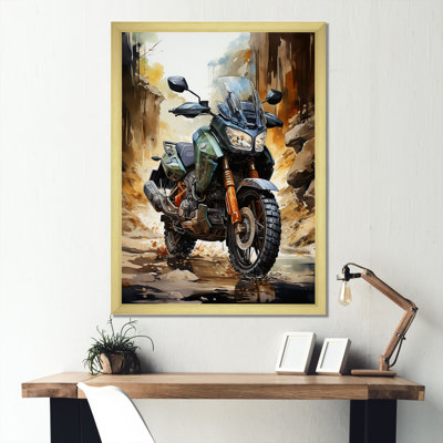 Halluin Scooter Off Road Adventurer I On Canvas Print