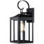 Lanterne murale d'extérieur noire H 15,5 po Kimberlye