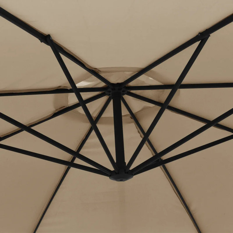 350cm Cantilever Parasol, Taupe