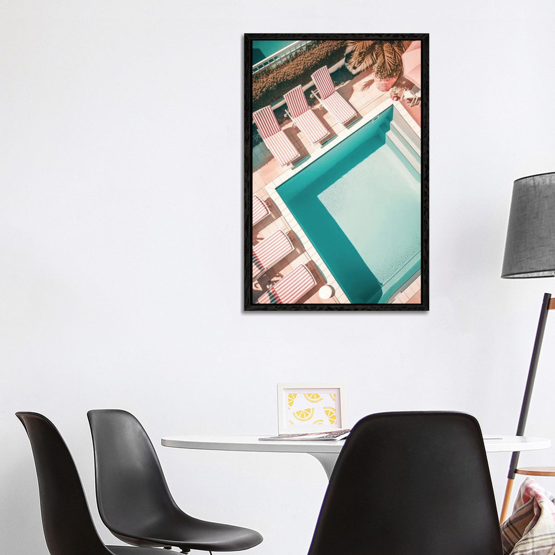 Pink Swimming Pool von Grace Digital Art Co - Gallery-Wrapped Canvas Giclée on Canvas