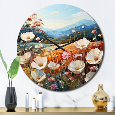 Dakarri - Horloge murale florale