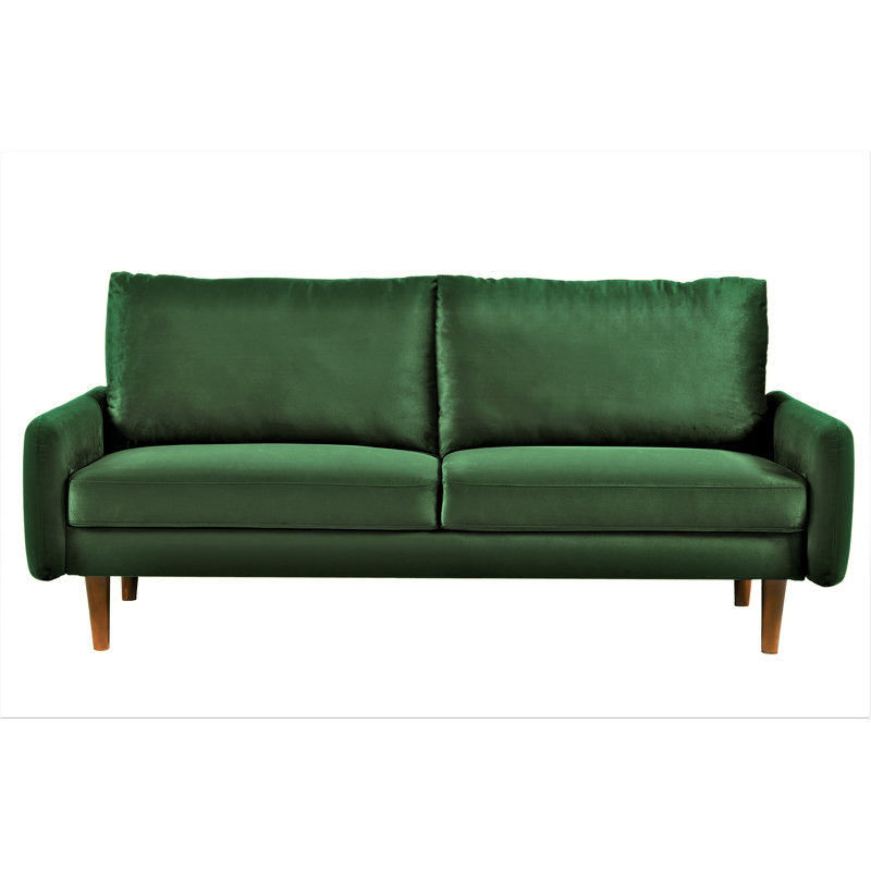 Velours Teniqua, Vert, H 33 po x l 58 po x P 32,2 po
