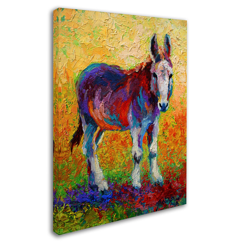 « migo », reproduction sur toile tendue, H 19 po x l 14 po x P 2 po